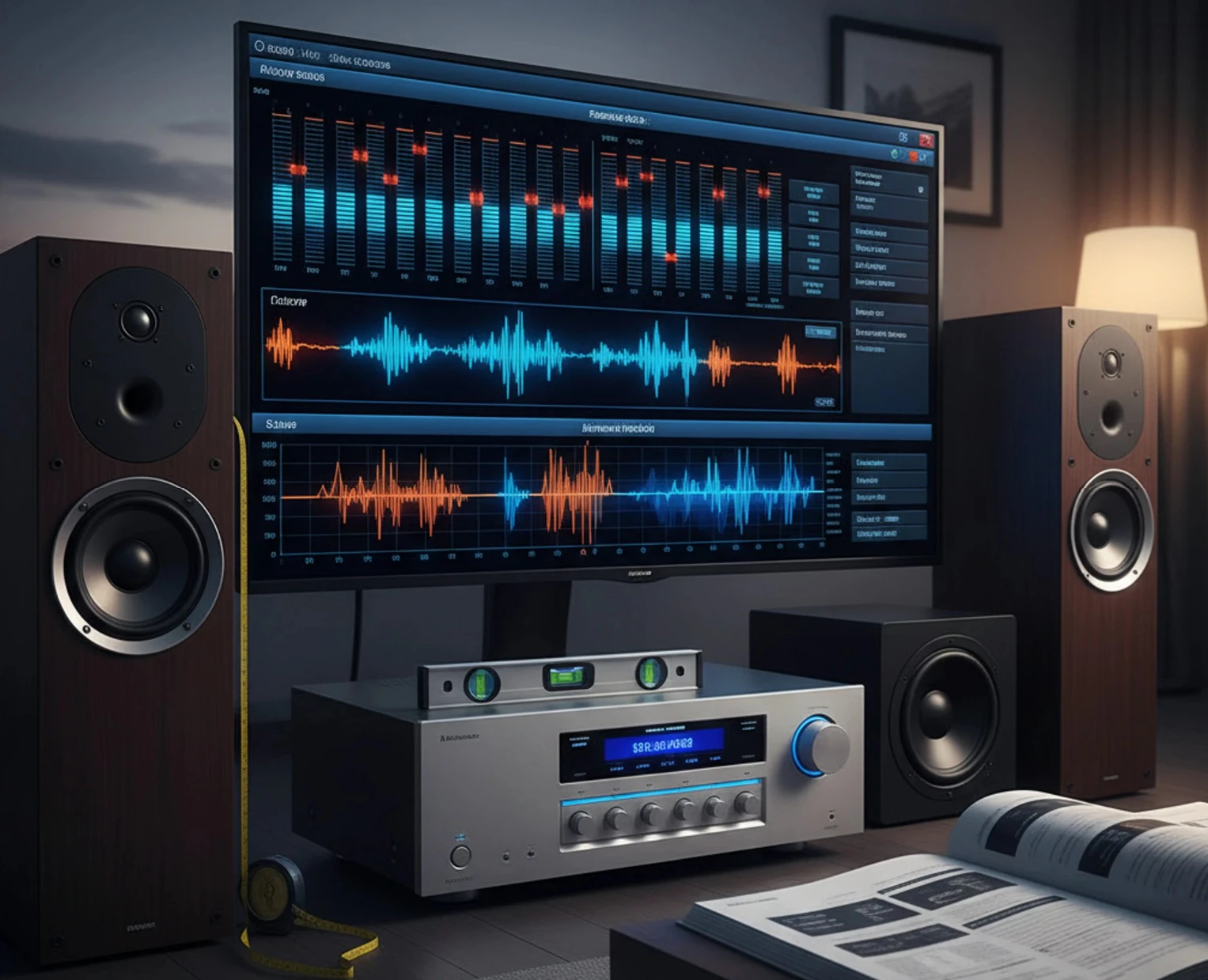 Home theater acoustic treatment